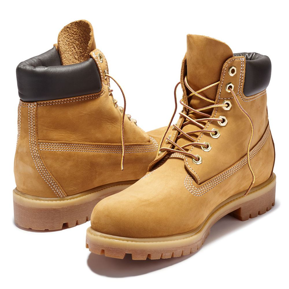 Bocanci De Zapada Timberland Barbati Maro - 6-Inch Premium Waterproof - Romania - DJPQFH370